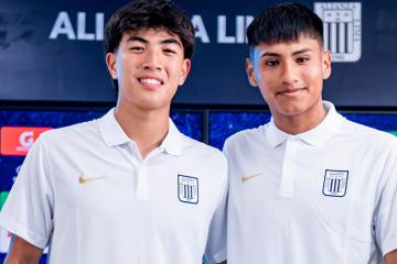 lianza Lima anunció la firma de contrato profesional de Piero Cari y Mateo Arakaki