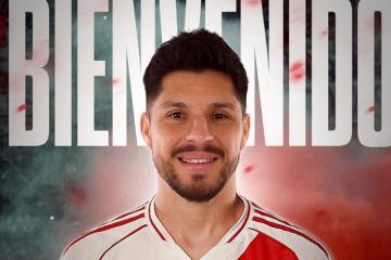 Enzo Pérez fue presentado como nuevo refuerzo de River Plate