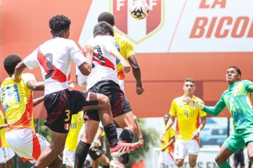 Selección peruana sub 17 perdió por 3-1 en amistoso ante Colombia