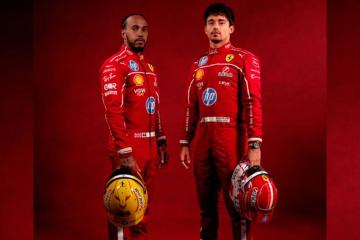 Ferrari publicó primer video de Hamilton y Leclerc juntos