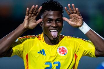 Colombia venció por la mínima a Ecuador en Sudamericano Sub-20