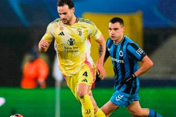 No se hicieron nada: Brujas y Juventus igualaron sin goles
