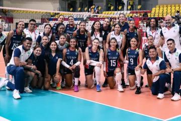 San Martín superó 3-0 al Atenea en la Liga Peruana de Voleibol