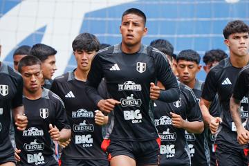 Sin descanso: Selección peruana Sub 20 tuvo su primer entrenamiento del año