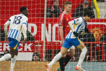 Brighton le ganó al United en Old Trafford