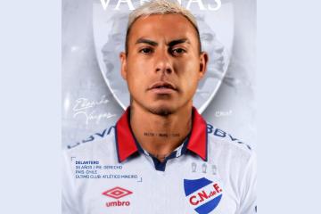 Eduardo Vargas fichó por en Nacional de Uruguay