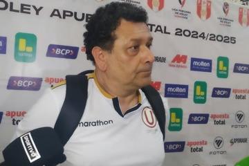 Arrese tras el triunfo de Universitario: "Este resultado no define nada, seguimos enfocados"