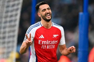 ¡Pisó fuerte! Arsenal venció del visita al Leicester con doblete del español Mikel Merino