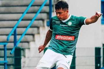 Aguilar jugó en dura derrota del Lommel