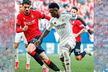 Dejó puntos en el camino: Real Madrid empató ante Osasuna