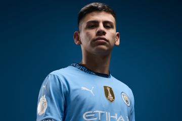 Argentino Echeverri fue presentado en el Manchester City