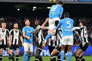 ¡Resignó puntos en casa! Napoli solo pudo igualar con Udinese por Serie A