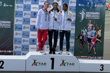 Selección de atletismo obtiene 6 medallas en sudamericano indoor
