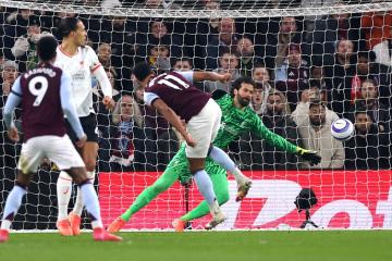 Liverpool empató de visita frente al Aston Villa
