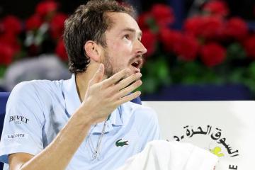 Medvedev fue eliminado en ATP de Dubai