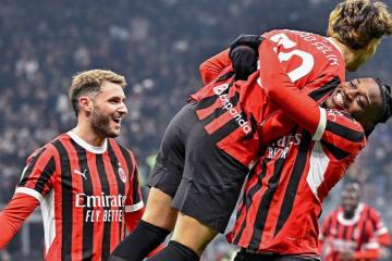 Milan venció a la Roma y está en semifinales de la Copa Italia