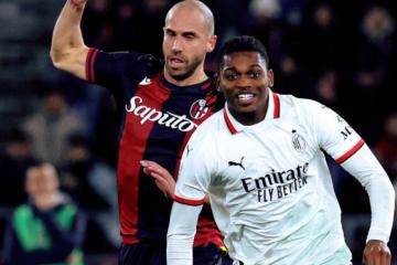 AC Milan dejó escapar la ventaja y cayó 2-1 ante Bologna por la Serie A