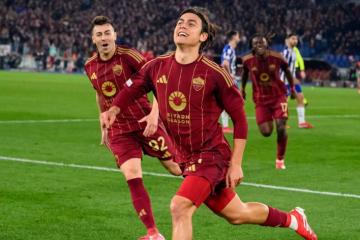 AS Roma venció 3-2 a Oporto y avanzó a los octavos de final de la Europa League