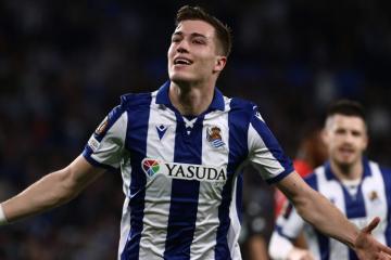 Real Sociedad goleó a Midtjylland y accedió a los octavos de final de la Europa League