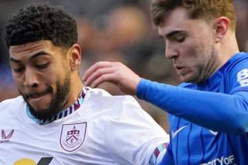 Sin Sonne, Burnley empató sin goles con Portsmouth por la Championship