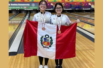 Selección de bowling logró medalla en Qatar