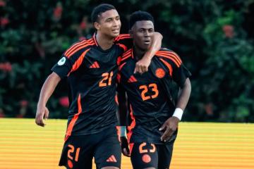 Colombia venció 1-0 a Brasil en Sudamericano Sub-20