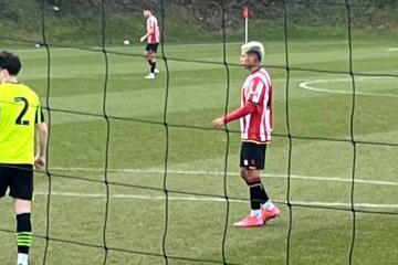 Cáceres debutó con gol con la U21 de Sheffield United