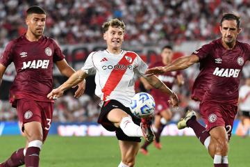 River Plate venció por la mínima diferencia a Lanús por la liga argentina