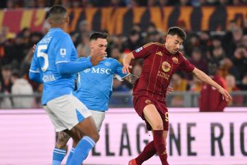 En lo último: Roma consiguió empate agónico ante Napoli por la Serie A