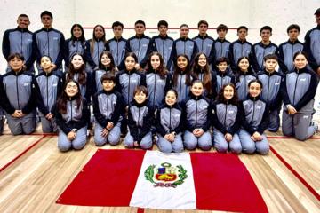 Selección de squash se colgó 12 medallas en Sudamericano Juvenil de Ecuador