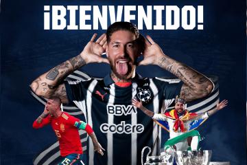 Monterrey anunció oficialmente el fichaje de Sergio Ramos