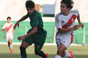 Perú Sub-17 volvió a caer ante Bolivia en amistosoSelección peruana (97), Selección Sub 17 (386), Bolivia (1181)