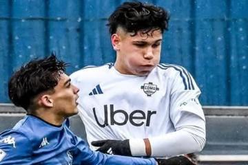 Francesco Andrealli firmó su primer contrato profesional con el Como 1907