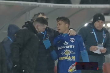 Con Benavente, Gloria Buzău empató y sigue en el fondo de la Superliga rumana