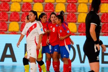 (FOTOS) ¡Volvió a perder! Perú cayó ante Chile en la Copa América futsal femenino 2025