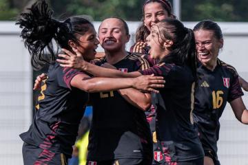 (FOTOS) Selección peruana femenina Sub 20 venció a Cuba en amistosos jugados en La Habana
