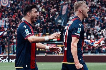 Bologna goleó por 5-0 a la Lazio