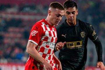 Girona y Valencia empataron 1-1