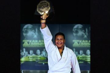Peruano Hiroshi Feng se consagró campeón internacional de Karate Legends