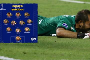 Patricio Álvarez fue incluido en el once ideal de la semana en la Copa Sudamericana