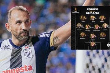 Alianza brilla en la Libertadores: Barcos, Eryc Castillo y Quevedo en el equipo ideal de la semana