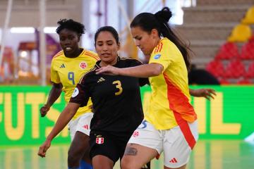Perú cerró fase de grupos de la Copa América de futsal femenino con una caída ante Colombia