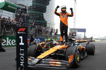 Oscar Piastri ganó el Gran Premio de China