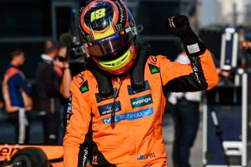 Piastri se quedó con la 'pole' en el GP de China