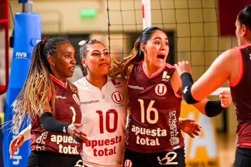 Universitario venció por 3-2 a Rebaza Acosta por la Liga Peruana de Vóley