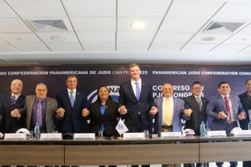 Zegarra fue reelegido por unanimidad como presidente de Confederación Panamericana de Judo