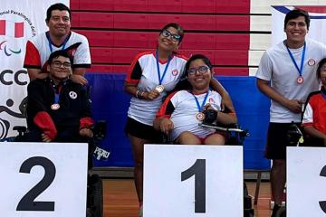 Niurka Callupe se coronó campeona nacional de boccia en la Videna IPD