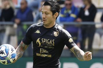 Lapadula fue titular en el empate de Spezia frente a Frosinone de visita por la Serie B