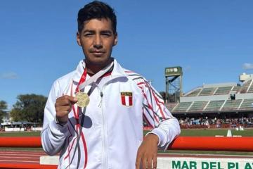 Luis Campos se coronó bicampeón del Sudamericano de Atletismo