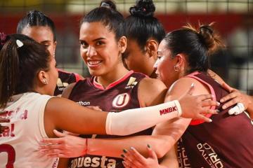 Universitario luchó y accedió a 'semis' de la Liga Peruana de Vóley